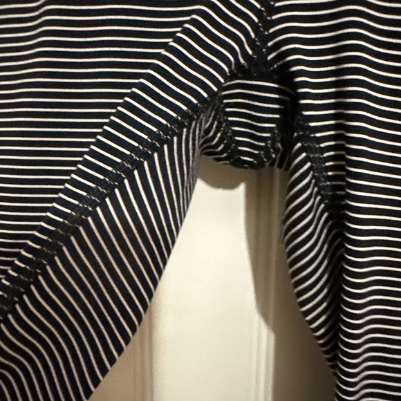 Black & White Striped Lululemon Leggings - Picture 4 of 6